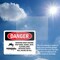 Signmission Rotating Shaft Hazard Keep Body Danger Sign, Plastic, 10in W x 7in L, 2PK OS-2PACK-DS-P-710-L-2445 - alternate 6